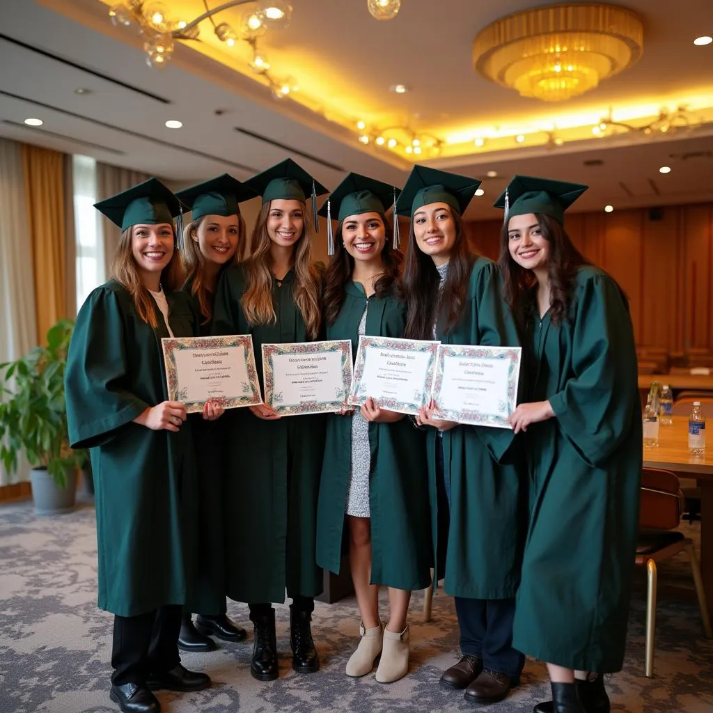 Graduační ceremonie našich absolventů